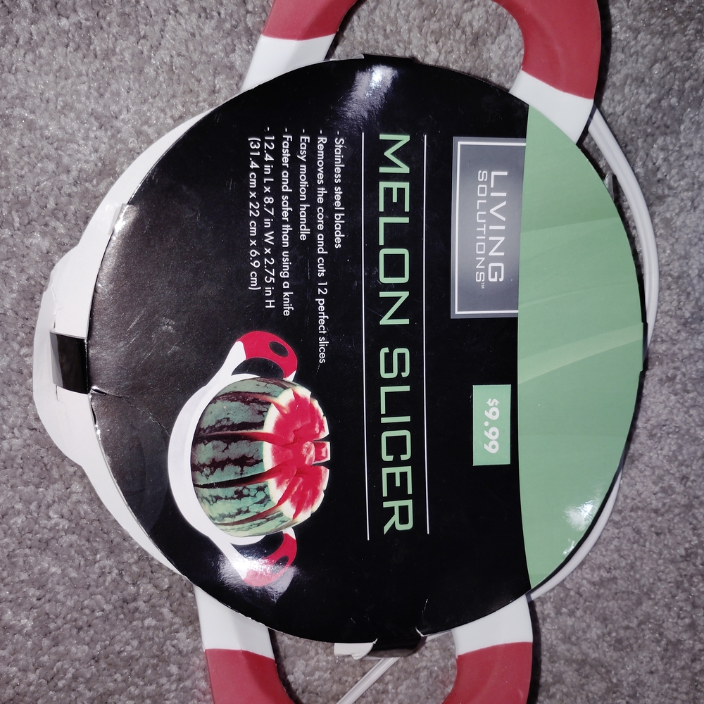 Red and White Melon Slicer